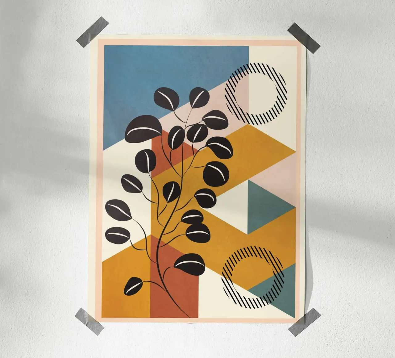Tropical Geometry 5 carta hahnemühle da cityart
