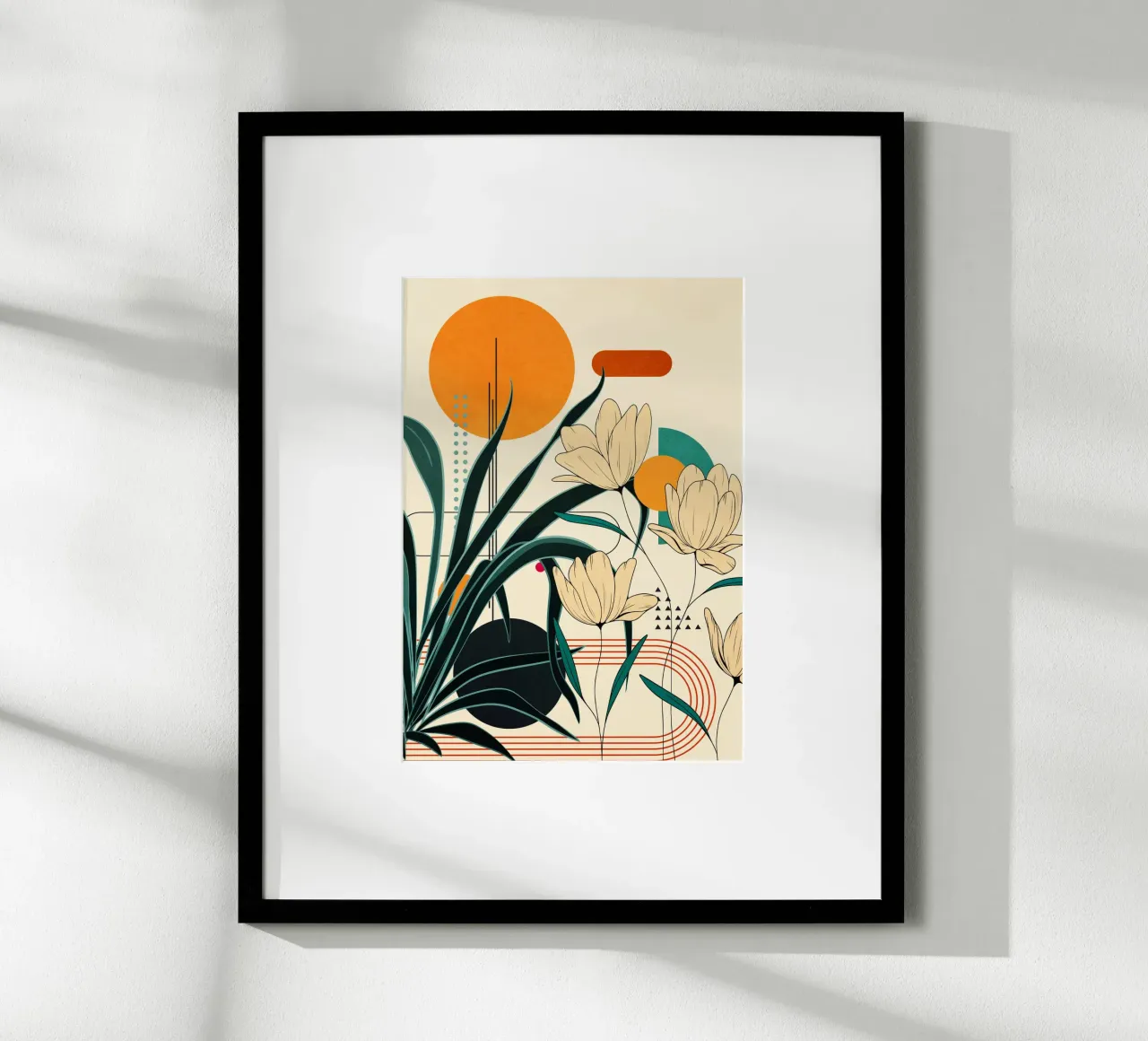 Petals Garden Geometry 1 poster da cityart