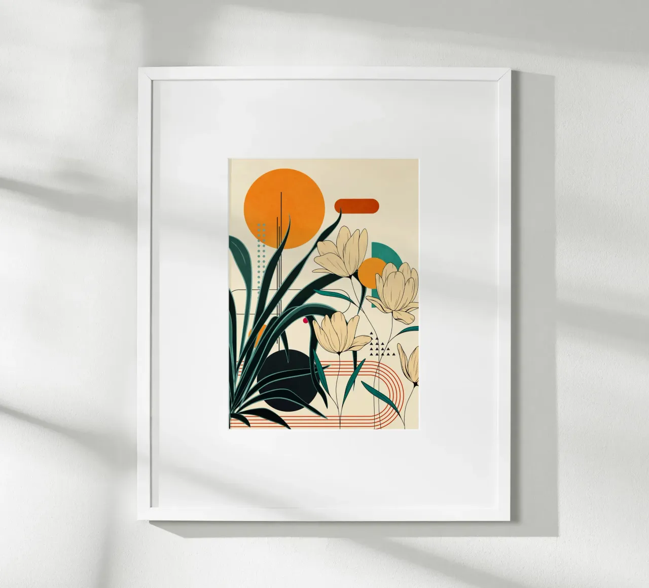 Petals Garden Geometry 1 poster da cityart