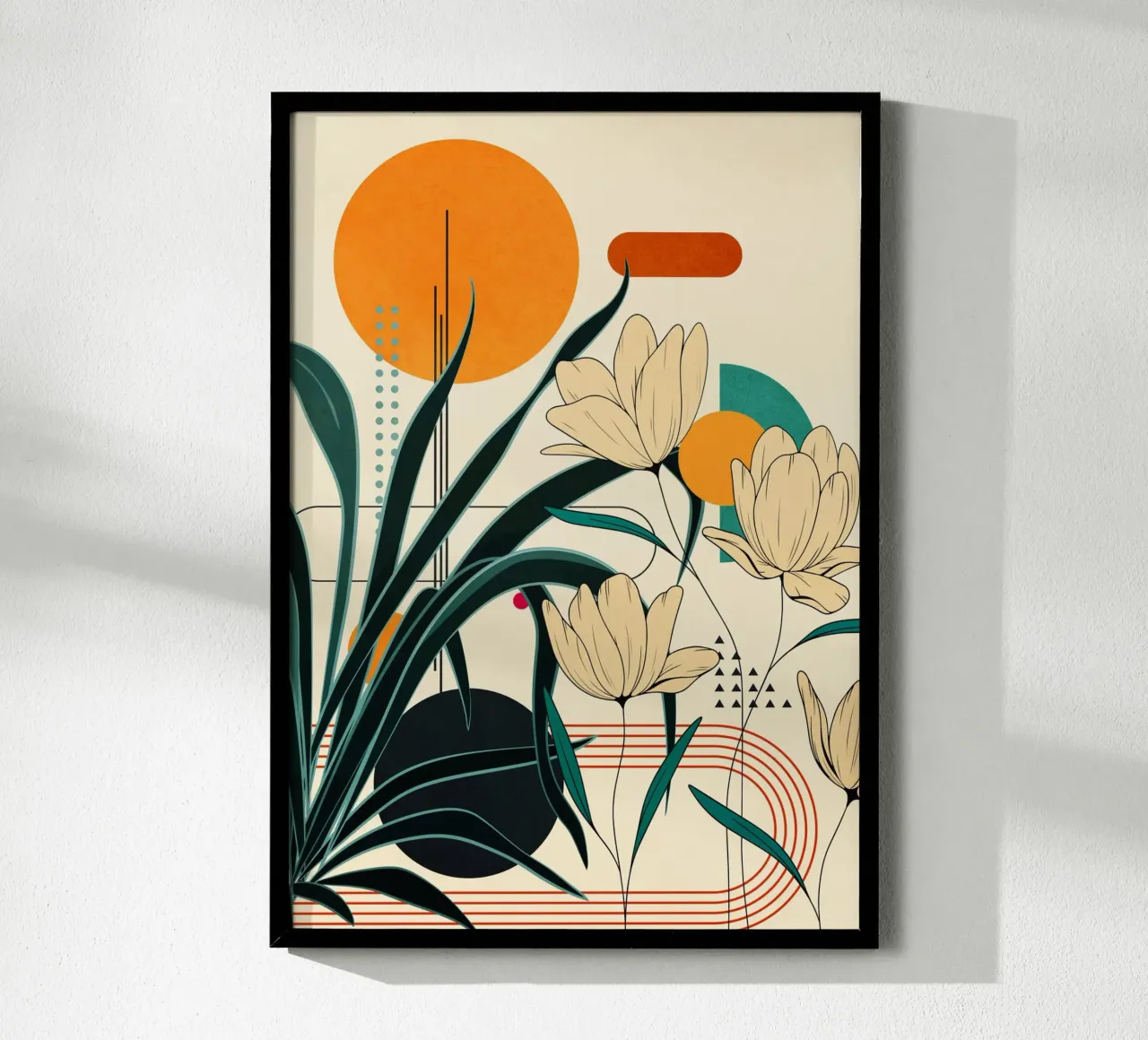 Petals Garden Geometry 1 poster da cityart