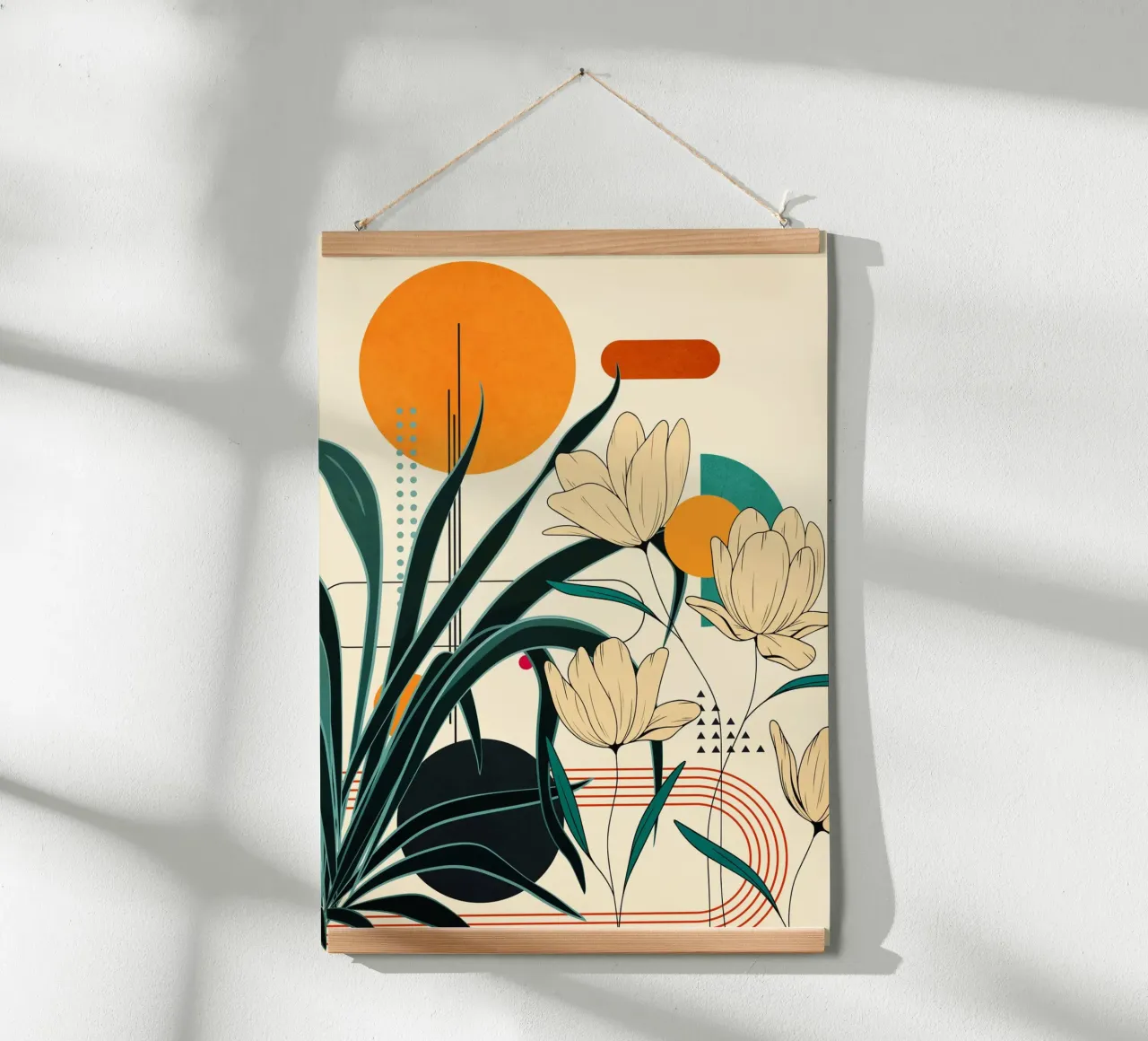 Petals Garden Geometry 1 poster da cityart