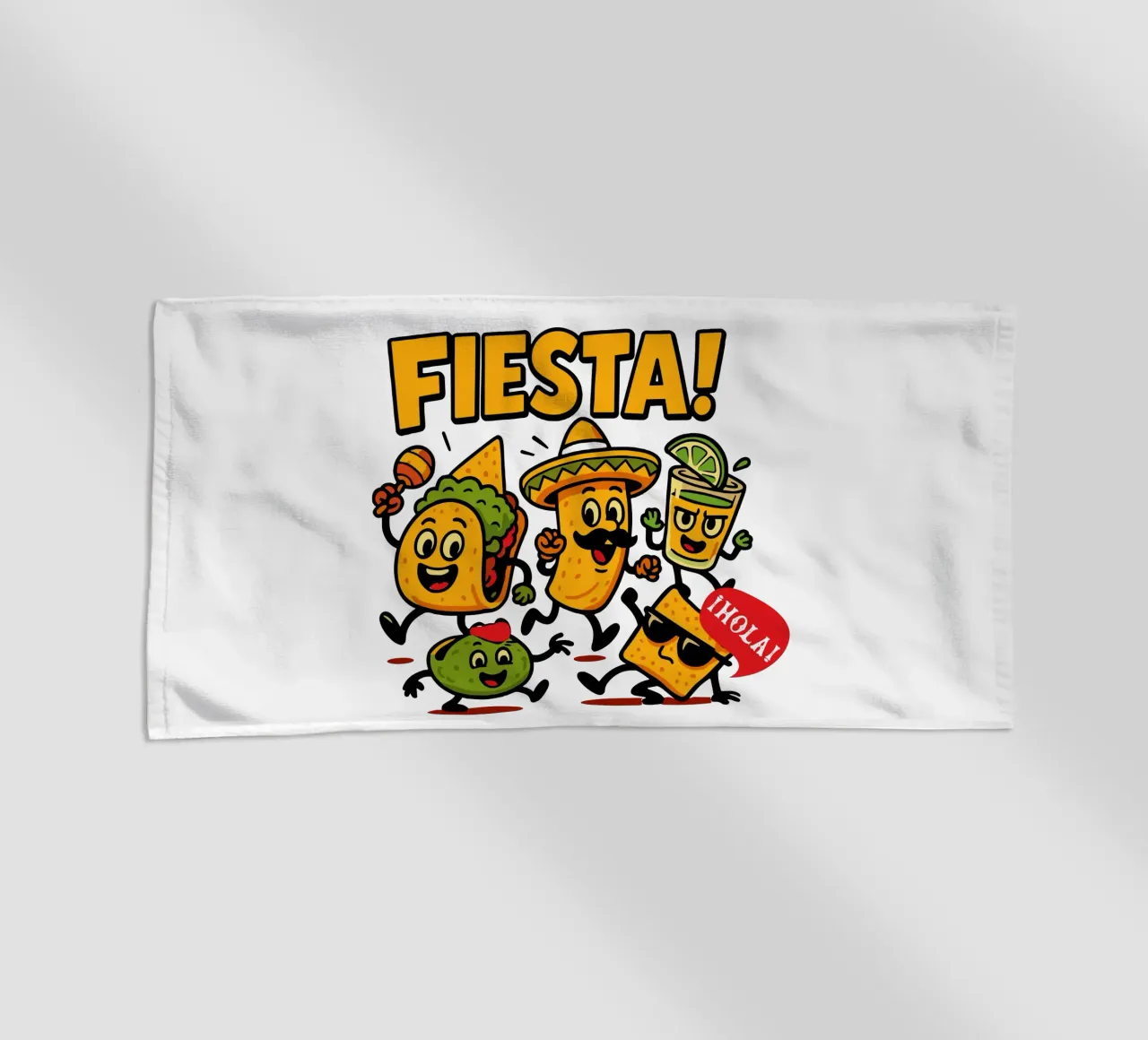 Fiesta beach towel by edsonramosart
