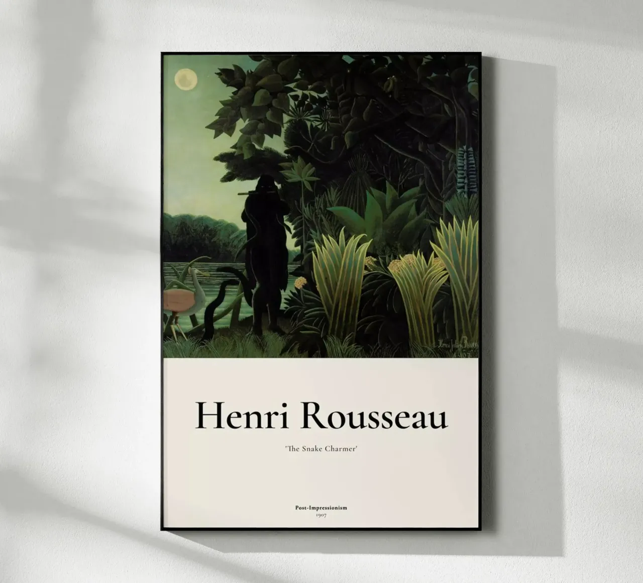 Rousseau - The Snake Charmer plexiglass da ARTOTHEK