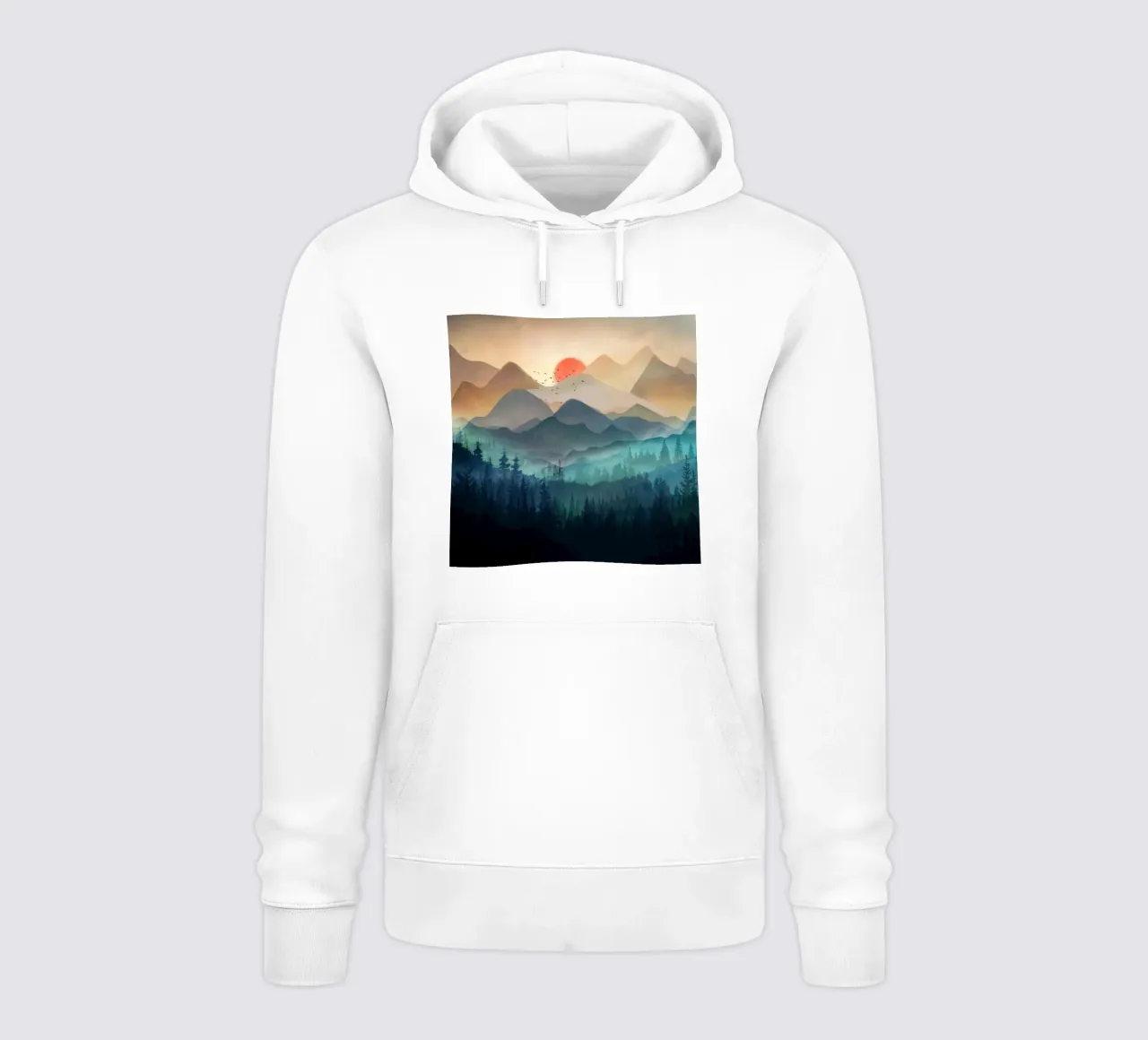 Wilderness Becomes Alive at Night hoodie by Nadjaa