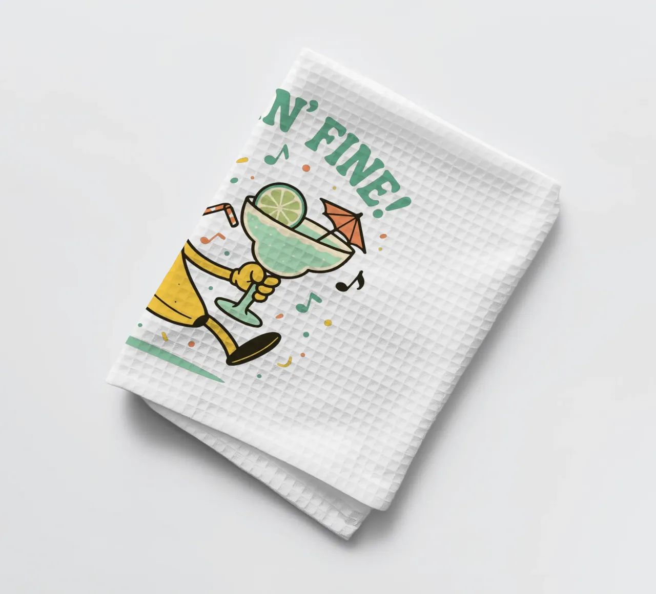 Peelin’ Fine canovaccio da cucina da edsonramosart
