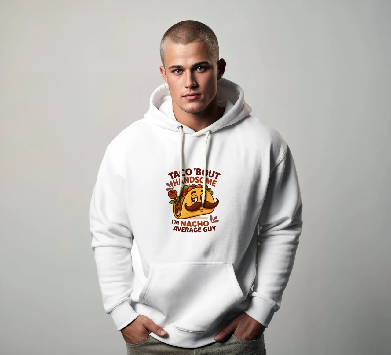 I'm nacho average guy sudadera con capucha de edsonramosart