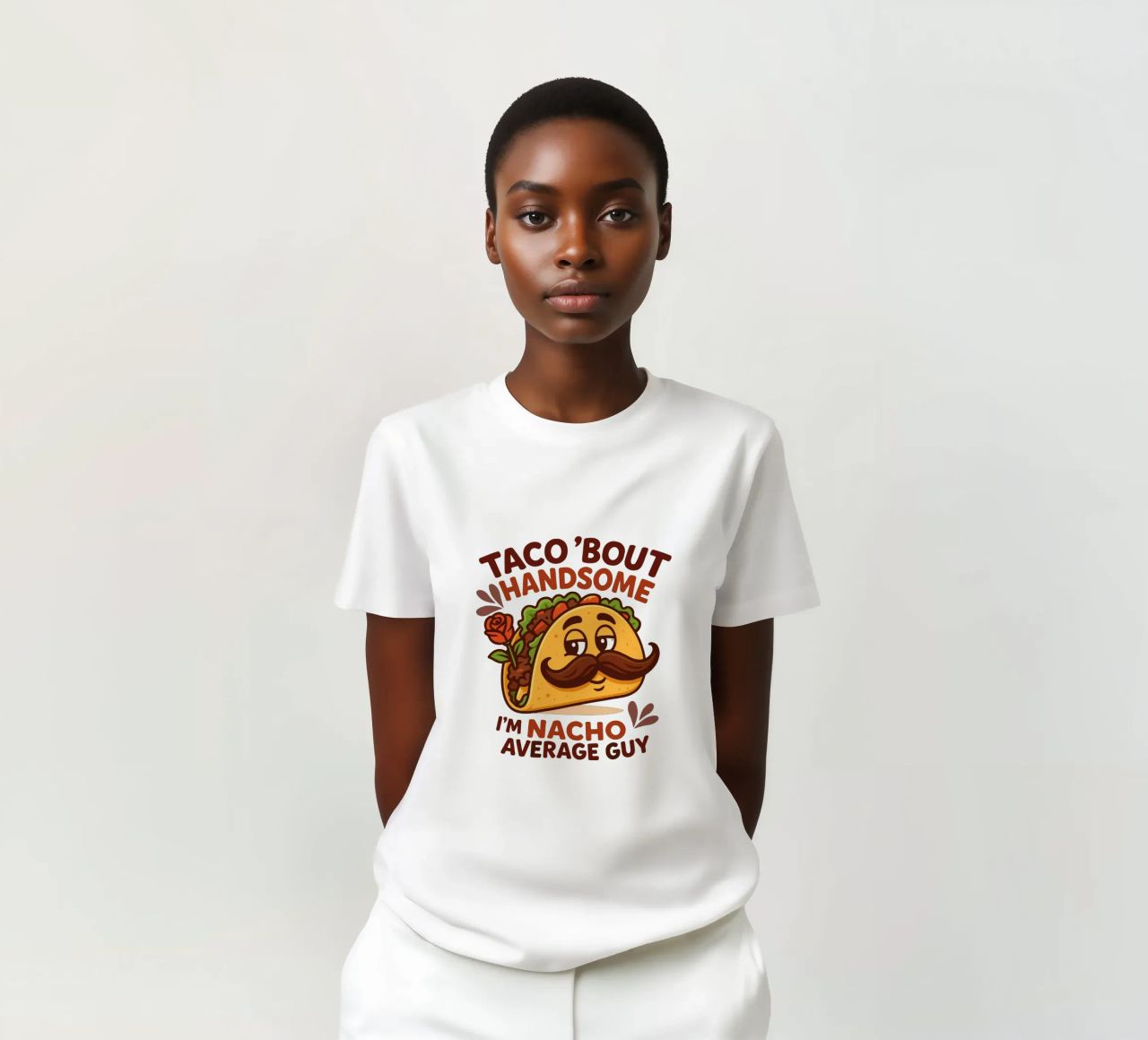 I'm nacho average guy t-shirt da edsonramosart