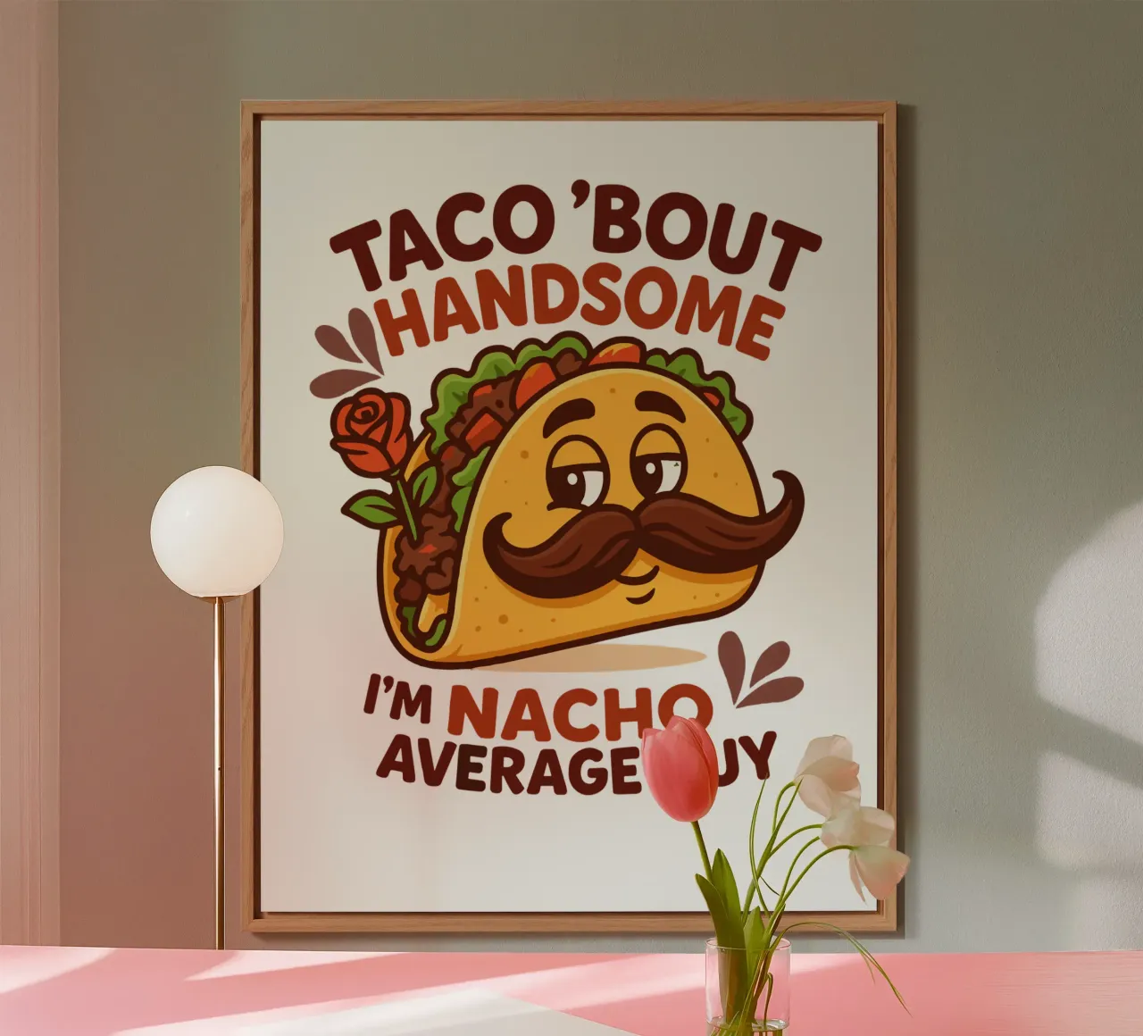 I'm nacho average guy Alu-Dibond von edsonramosart