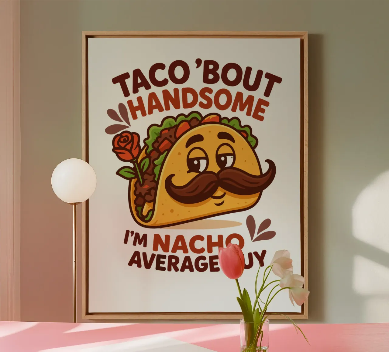 I'm nacho average guy canvas by edsonramosart