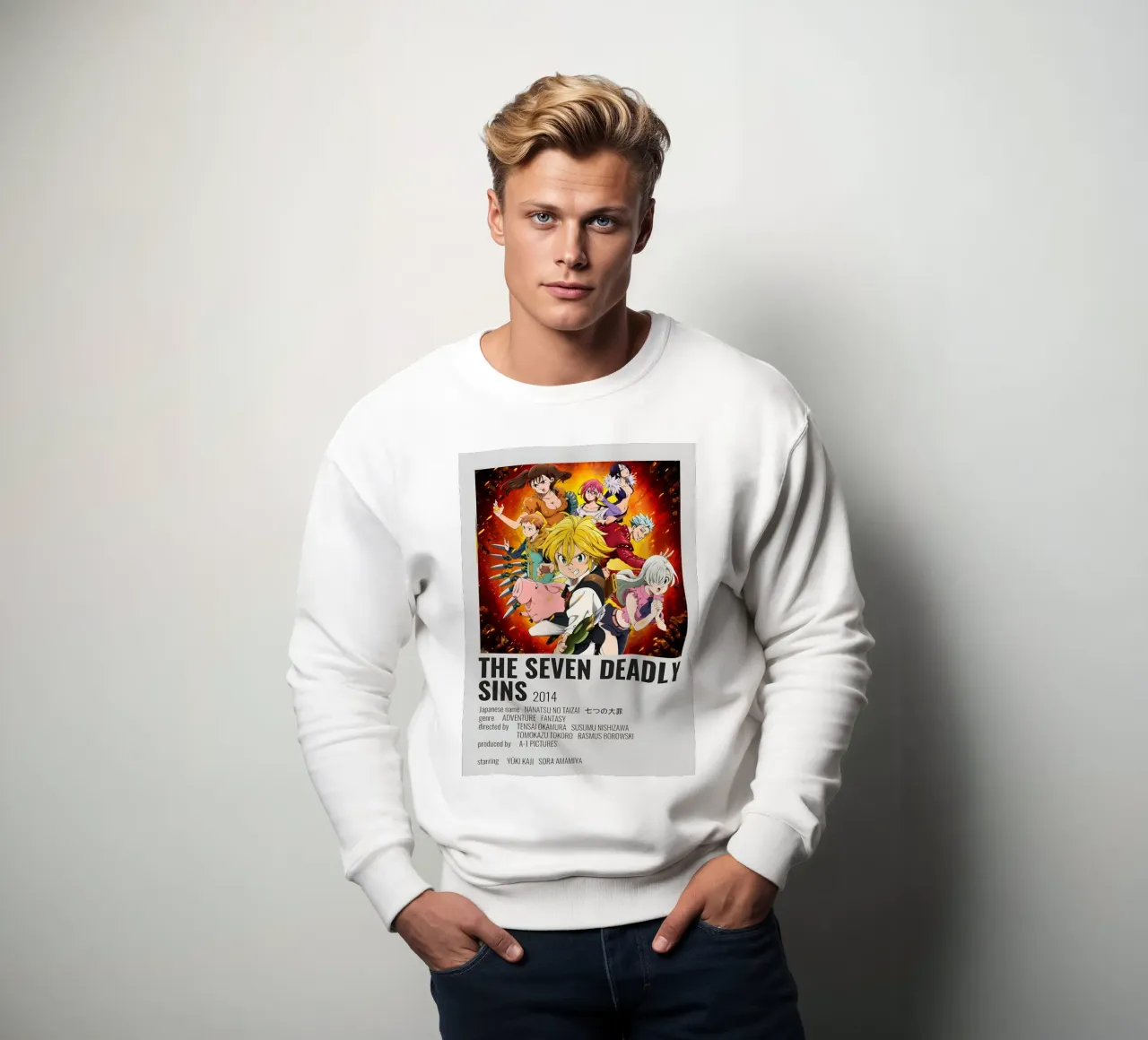 THE SEVEN DEADLY SINS 2014 felpa da Totoya