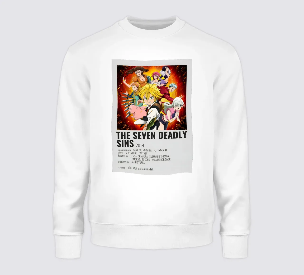 THE SEVEN DEADLY SINS 2014 felpa da Totoya