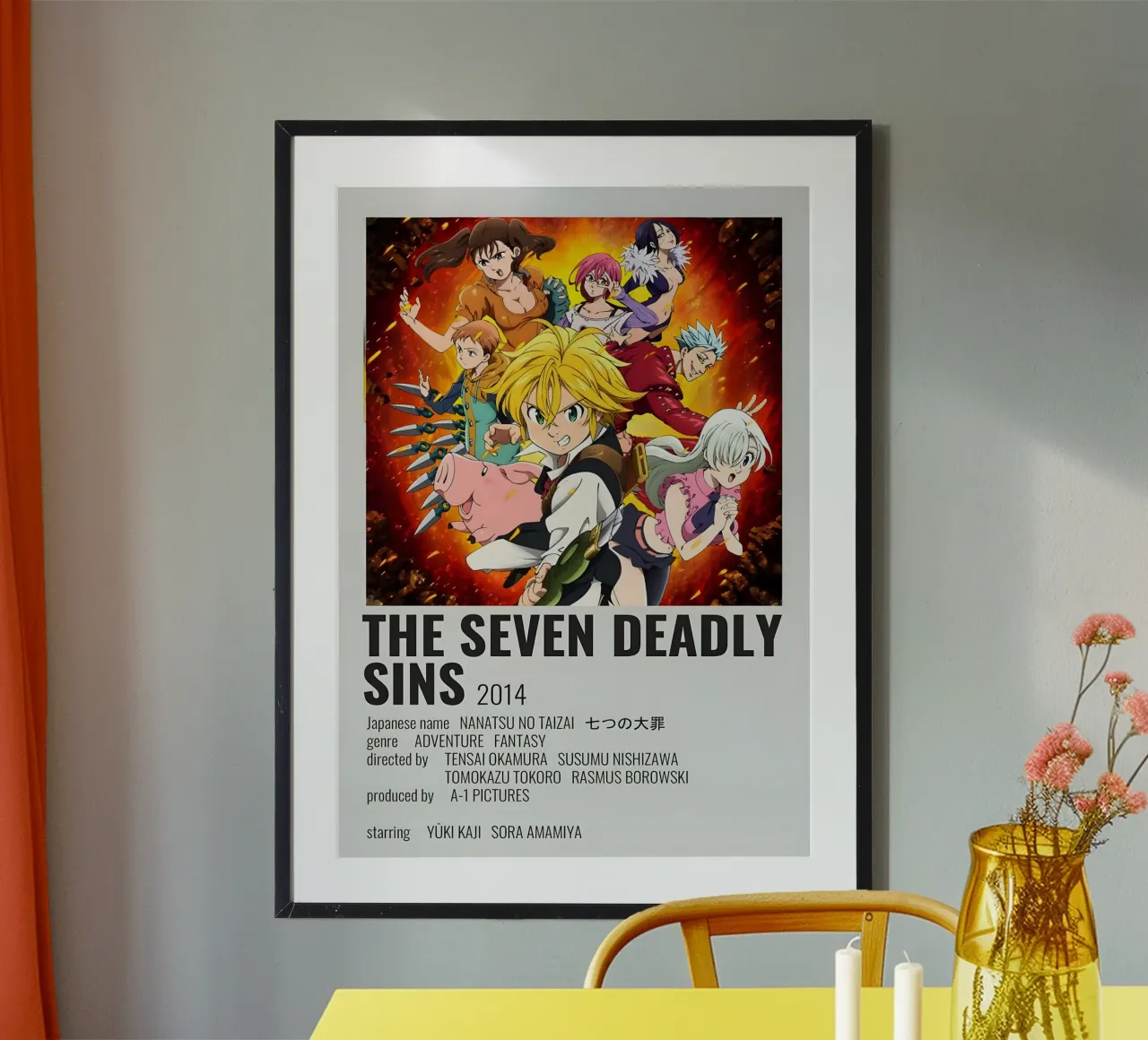 THE SEVEN DEADLY SINS 2014 poster da Totoya
