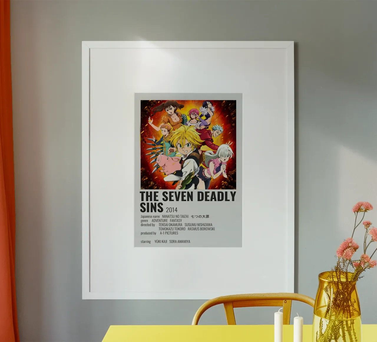 THE SEVEN DEADLY SINS 2014 poster da Totoya