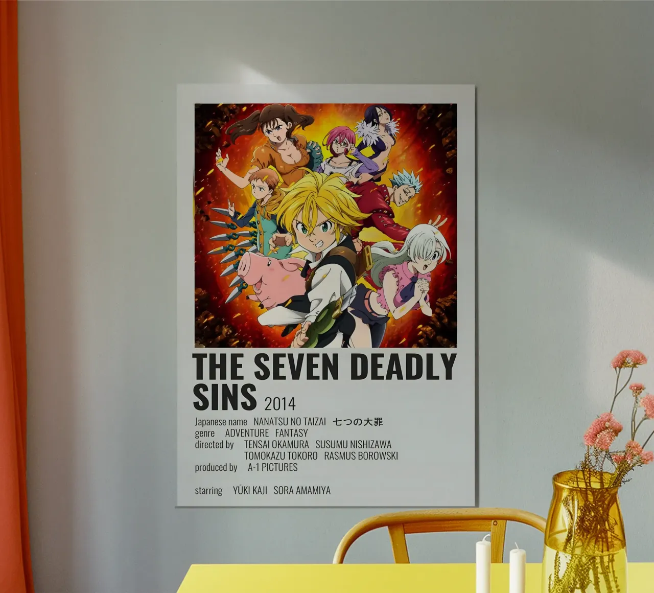 THE SEVEN DEADLY SINS 2014 poster da Totoya
