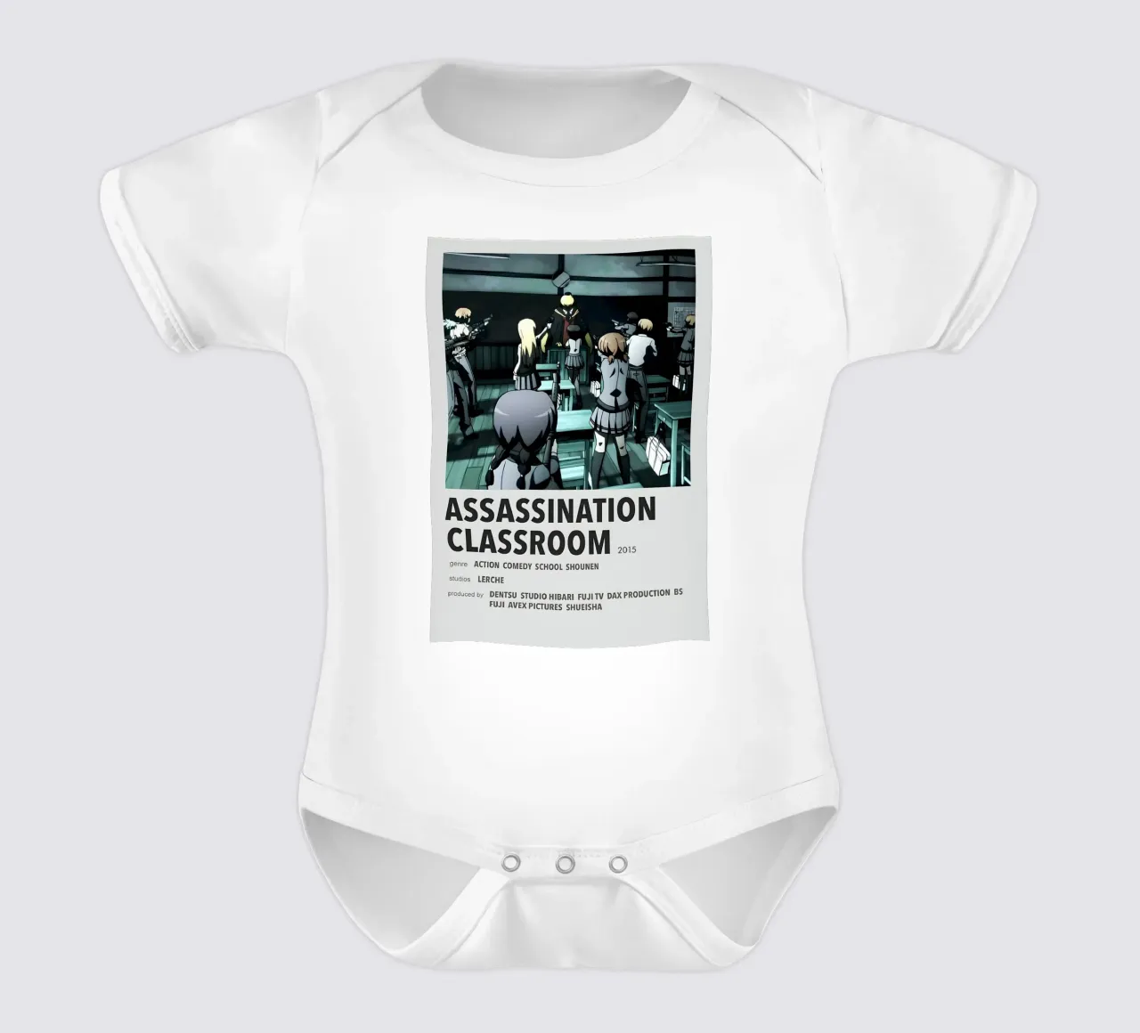 ASSASSINATION CLASSROOM 2015 body neonato maniche corte da Totoya