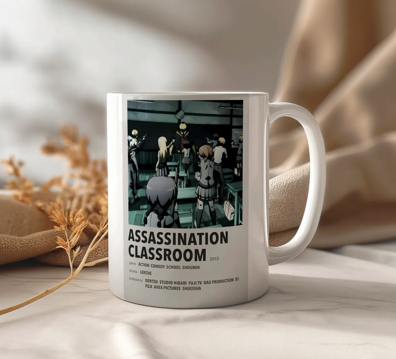 ASSASSINATION CLASSROOM 2015 tazza in ceramica da Totoya