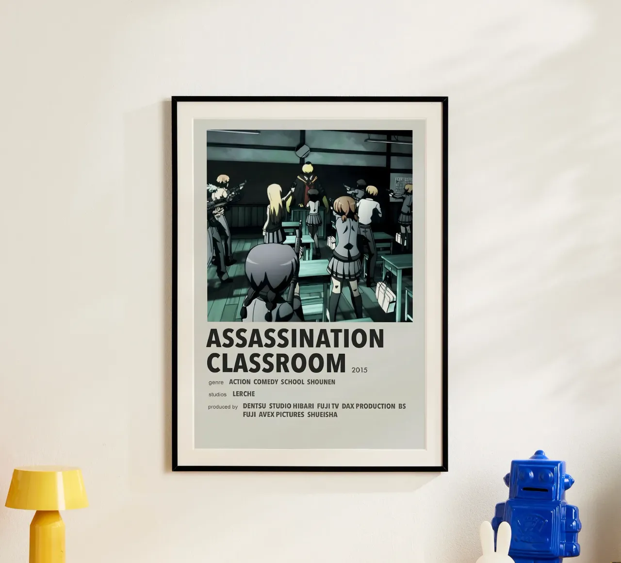 ASSASSINATION CLASSROOM 2015 carta hahnemühle da Totoya