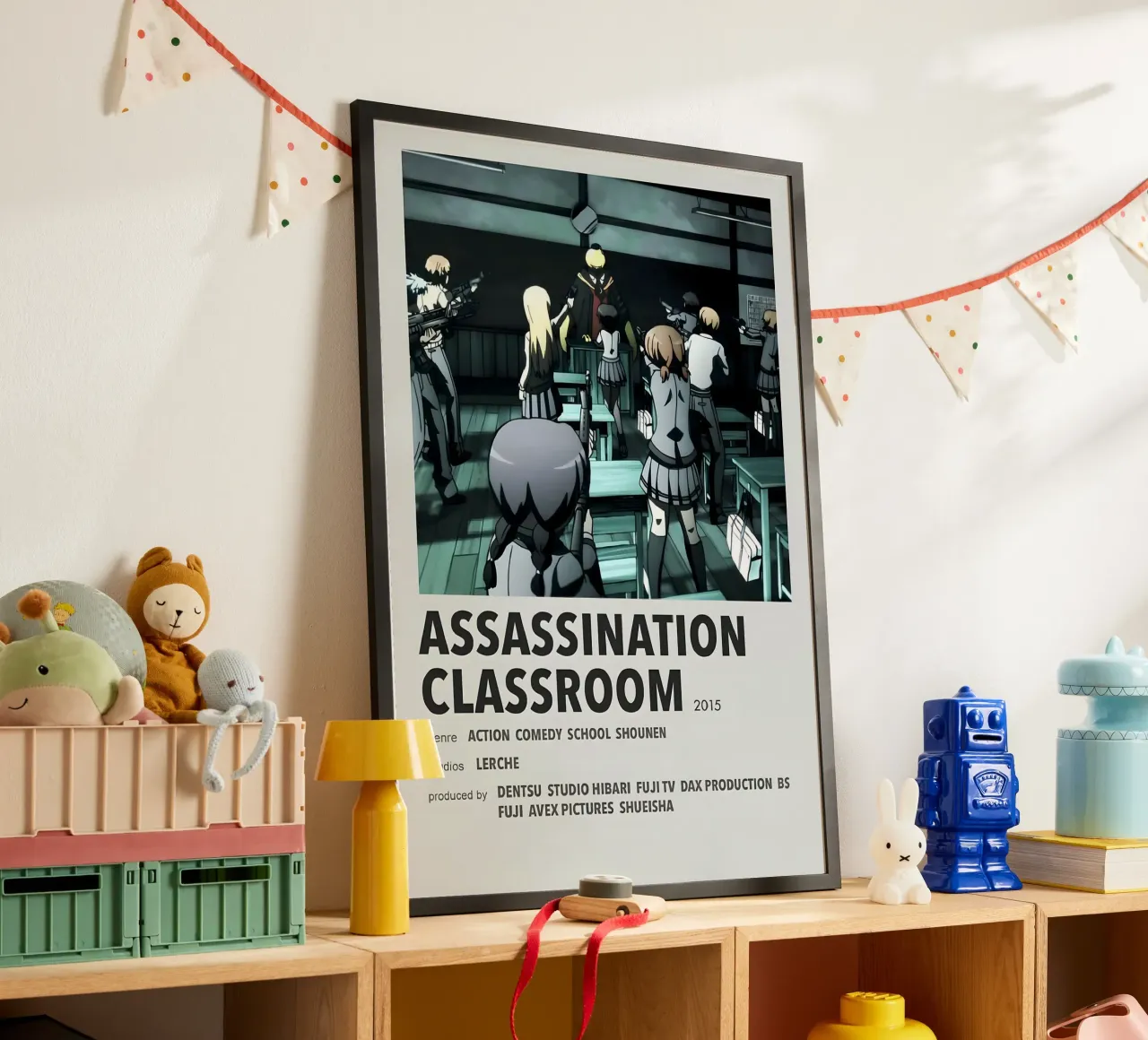 ASSASSINATION CLASSROOM 2015 carta hahnemühle da Totoya