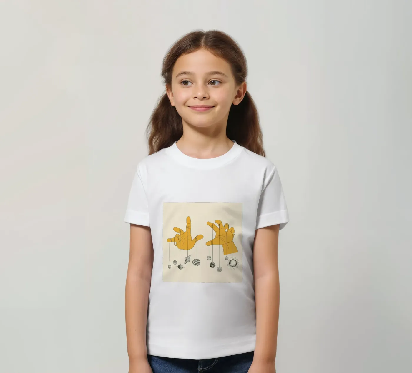 Solar System t-shirt bambini da Nadjaa