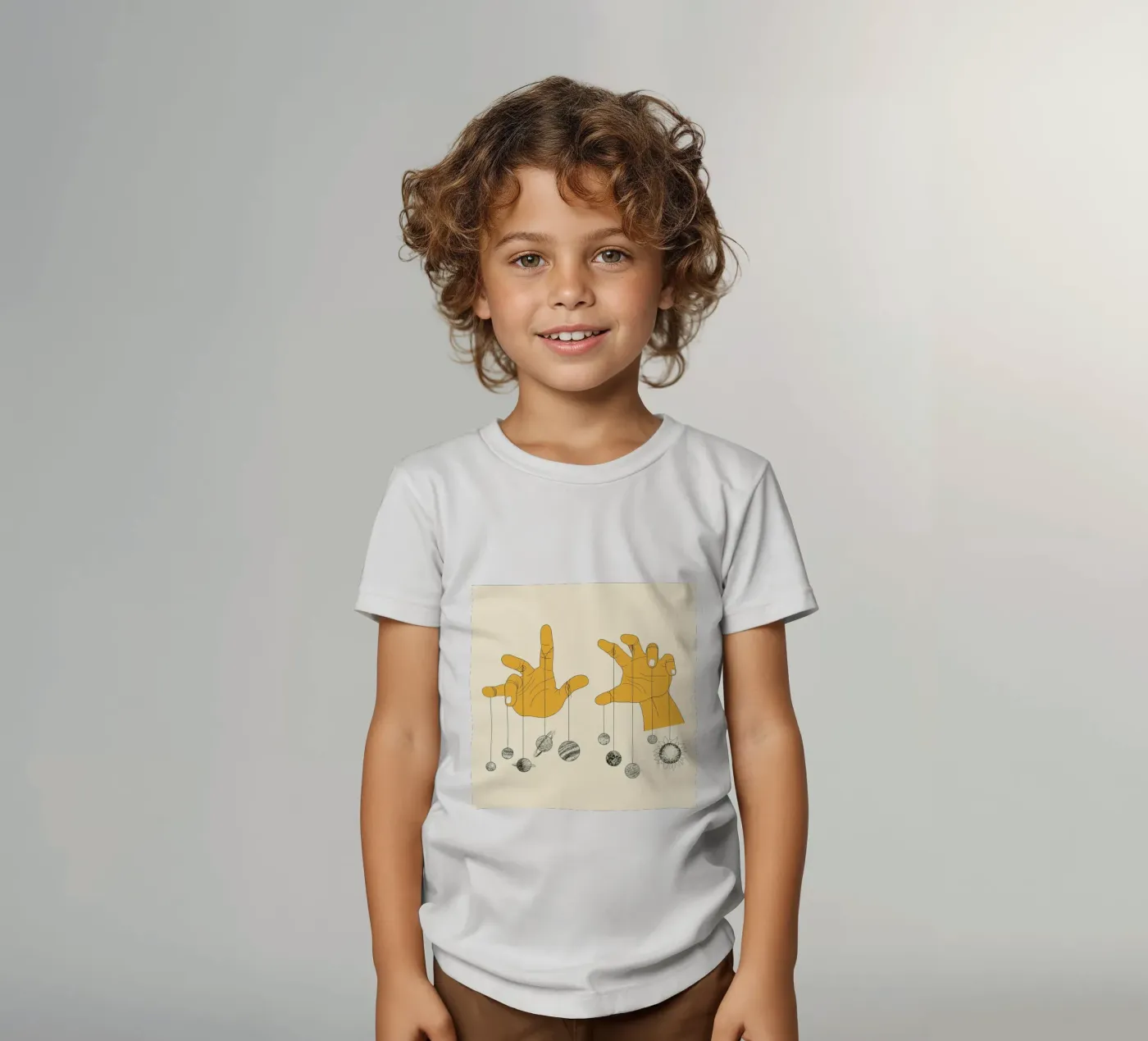 Solar System t-shirt bambini da Nadjaa