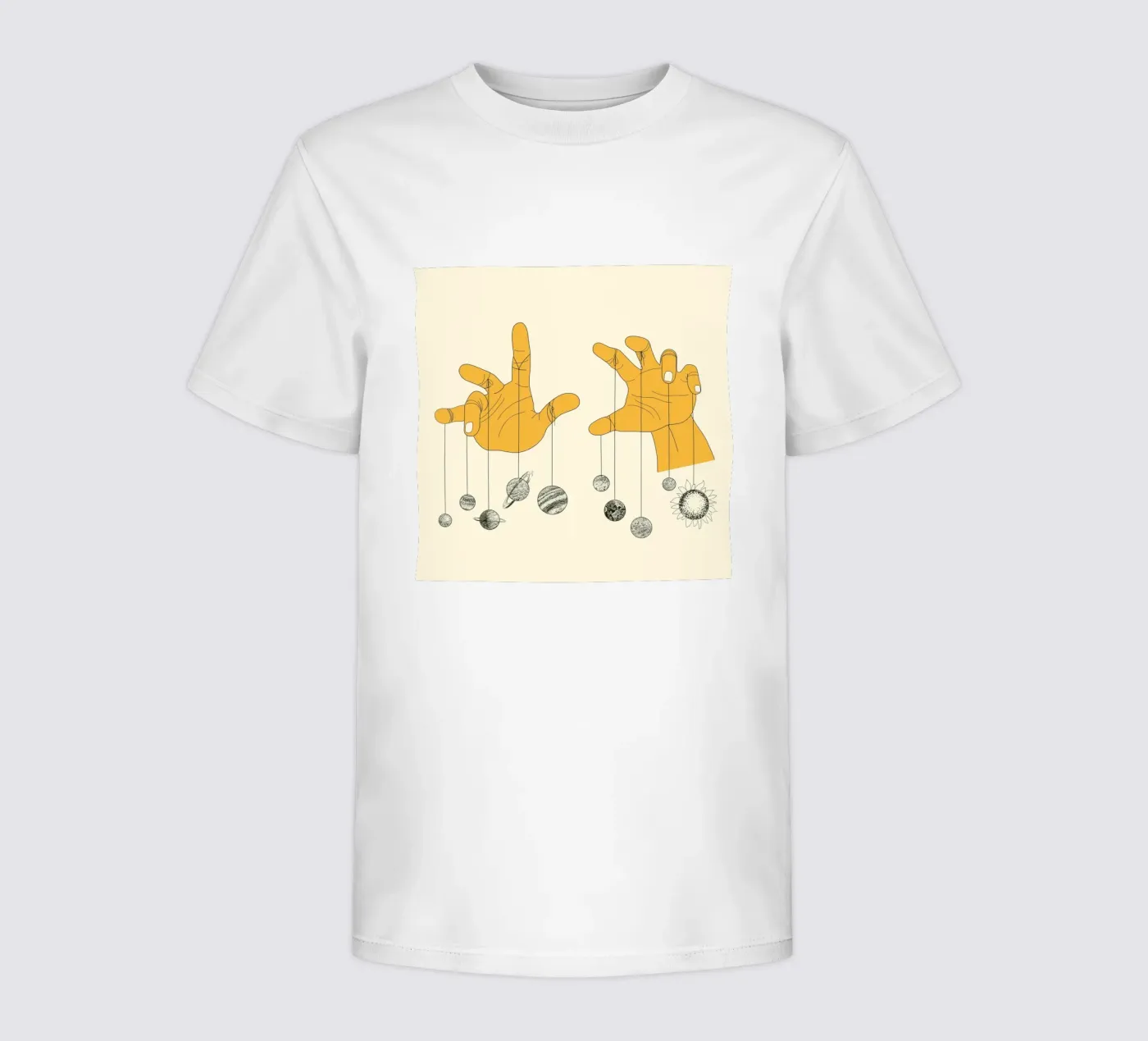 Solar System t-shirt bambini da Nadjaa