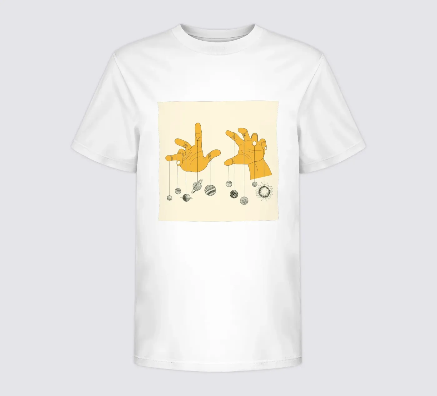 Solar System t-shirt bambini da Nadjaa
