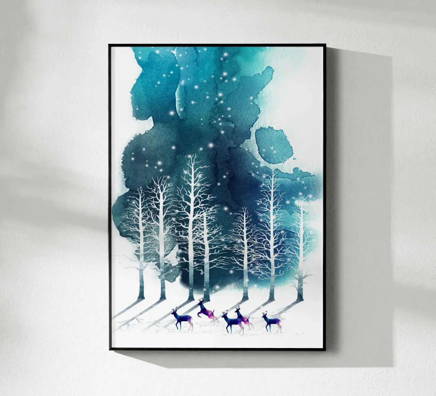 Winter Night 2 plexiglas de Nadjaa