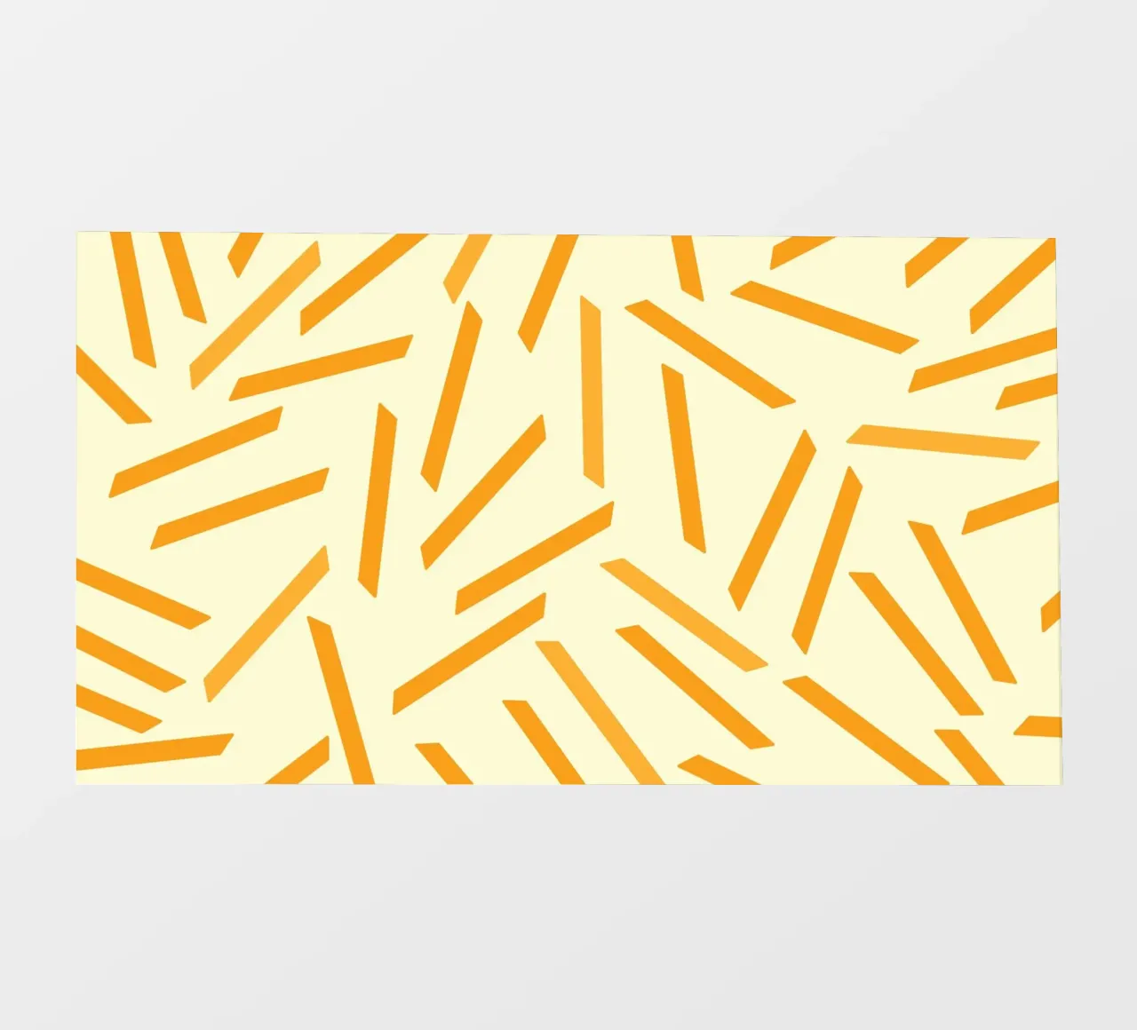 French Fries on pattern pellicola backlit da galihstudio