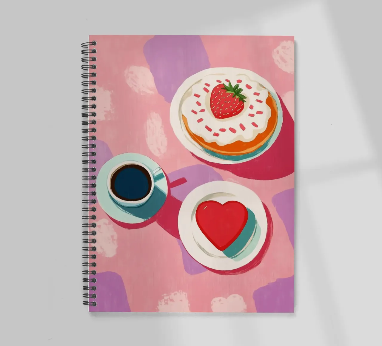 Herzkuchen mit Liebe Ringbuch von Carinaprint