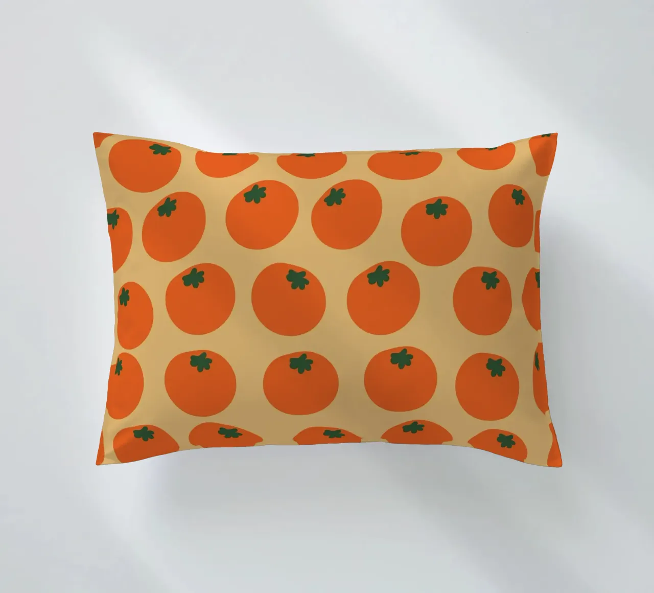 Retro Orange Repeat cuscino da galihstudio