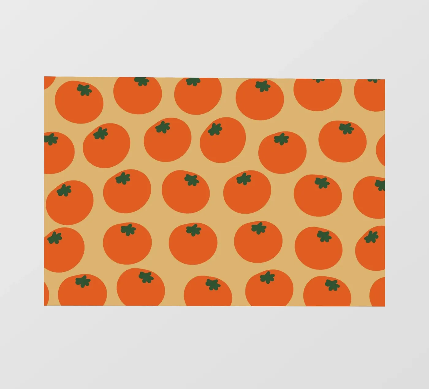 Retro Orange Repeat pellicola backlit da galihstudio