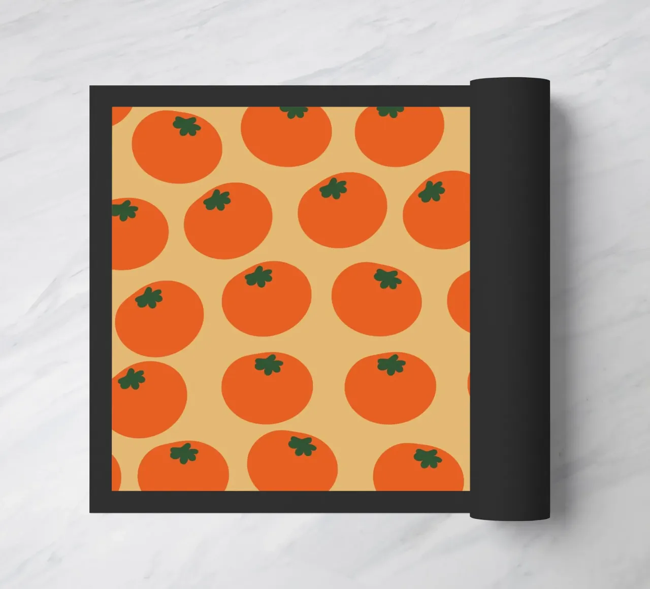 Retro Orange Repeat zerbino da galihstudio