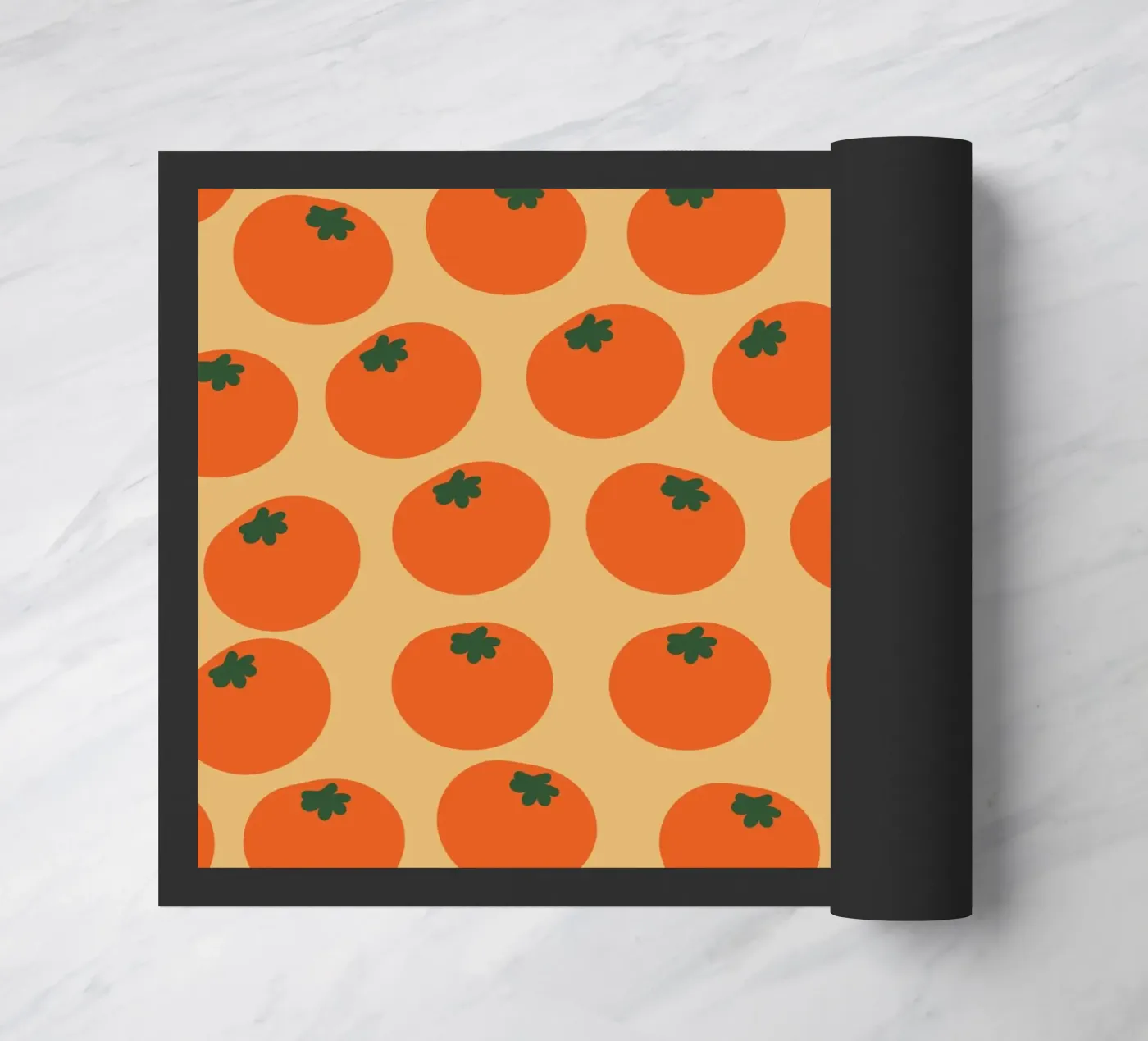 Retro Orange Repeat zerbino da galihstudio