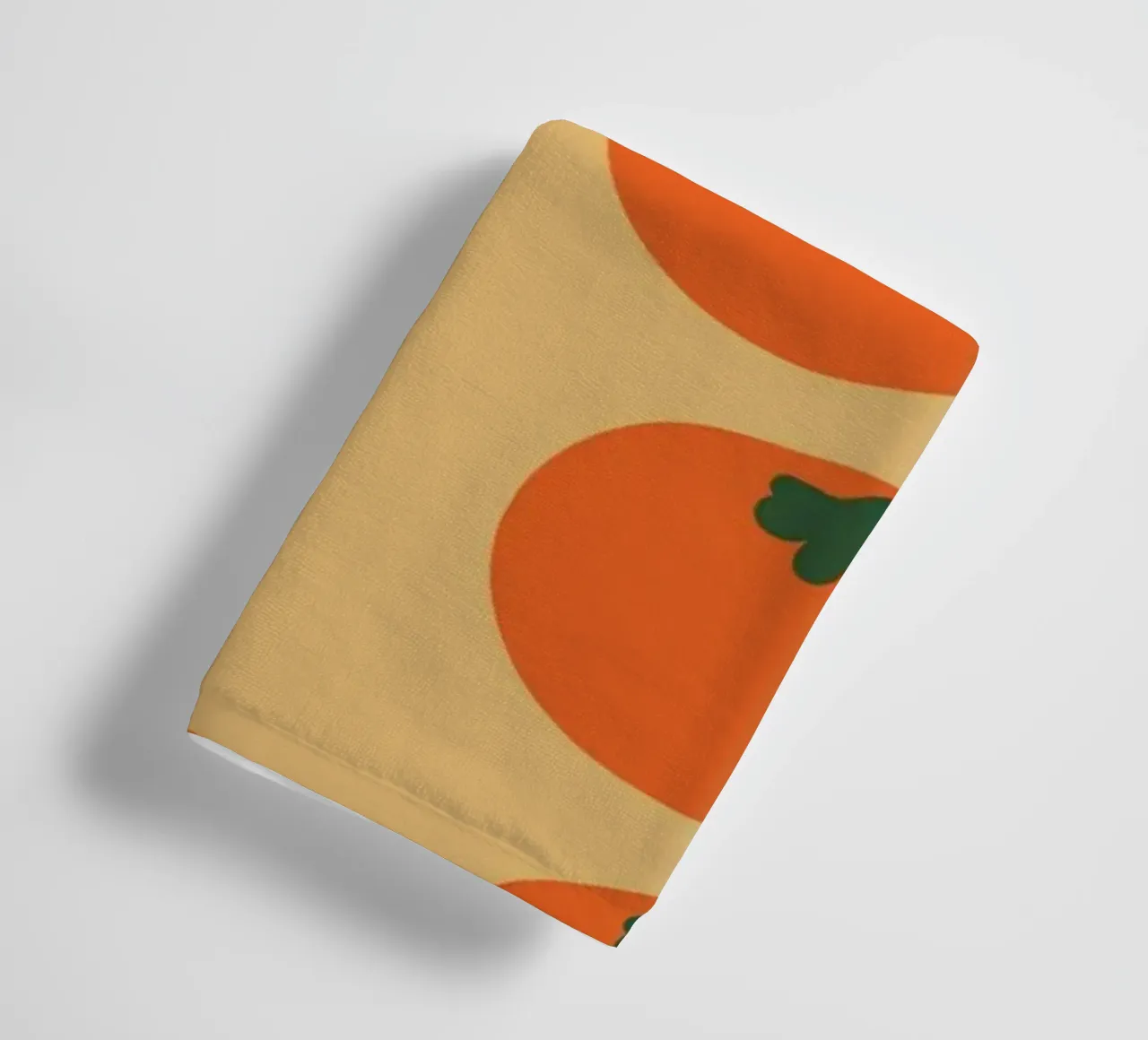 Retro Orange Repeat asciugamano da bagno da galihstudio