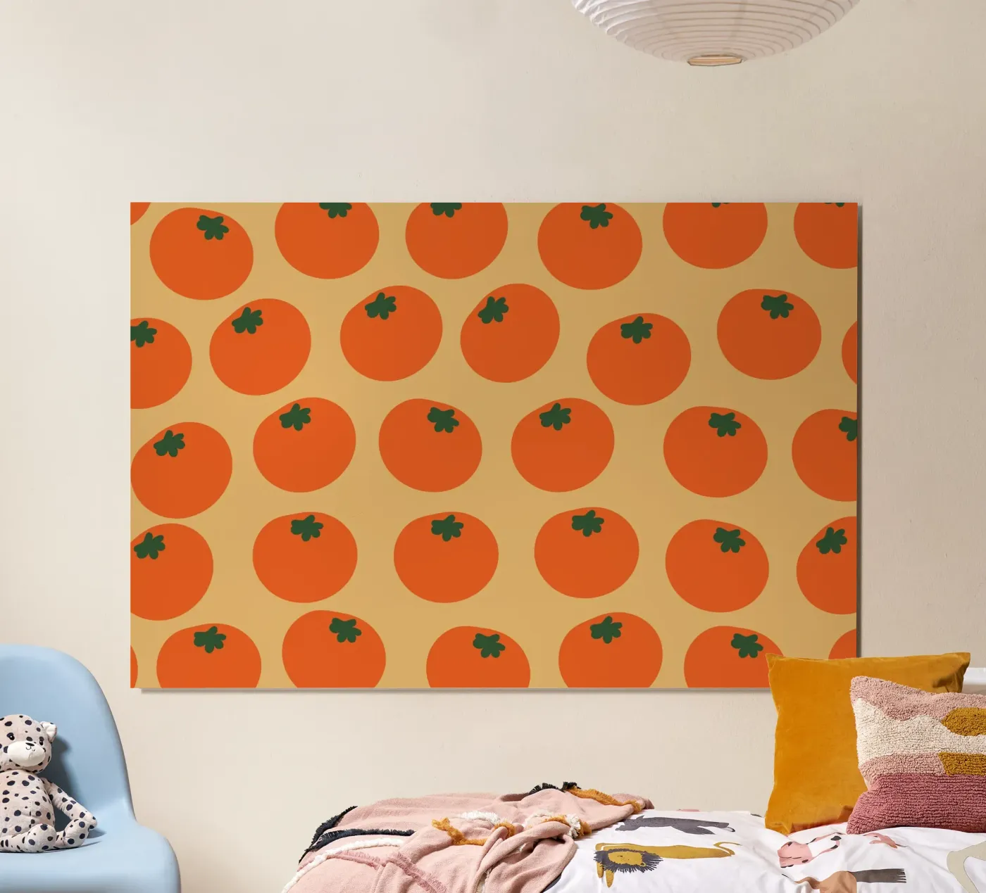 Retro Orange Repeat poster by galihstudio