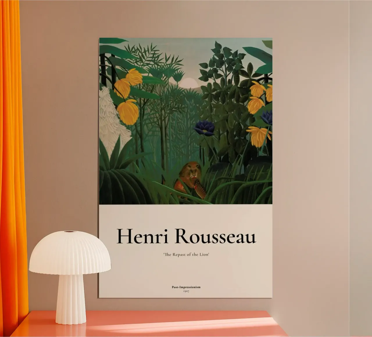 Rousseau - The Repast of the Lion Hahnemühle von ARTOTHEK