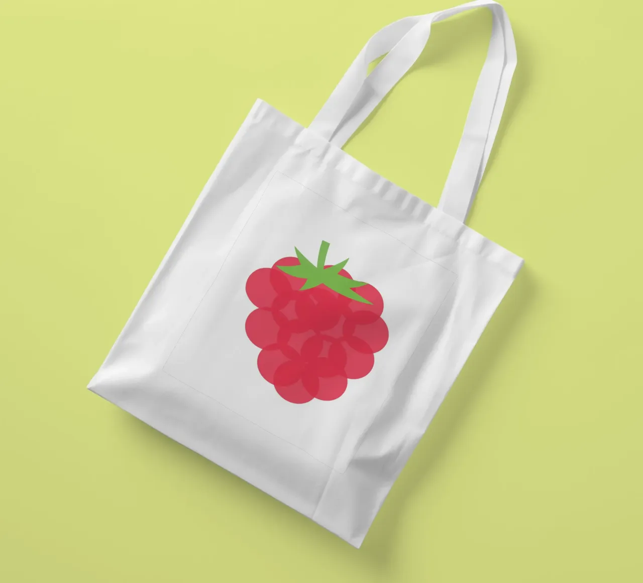 Raspberry overlay borsa in juta da galihstudio