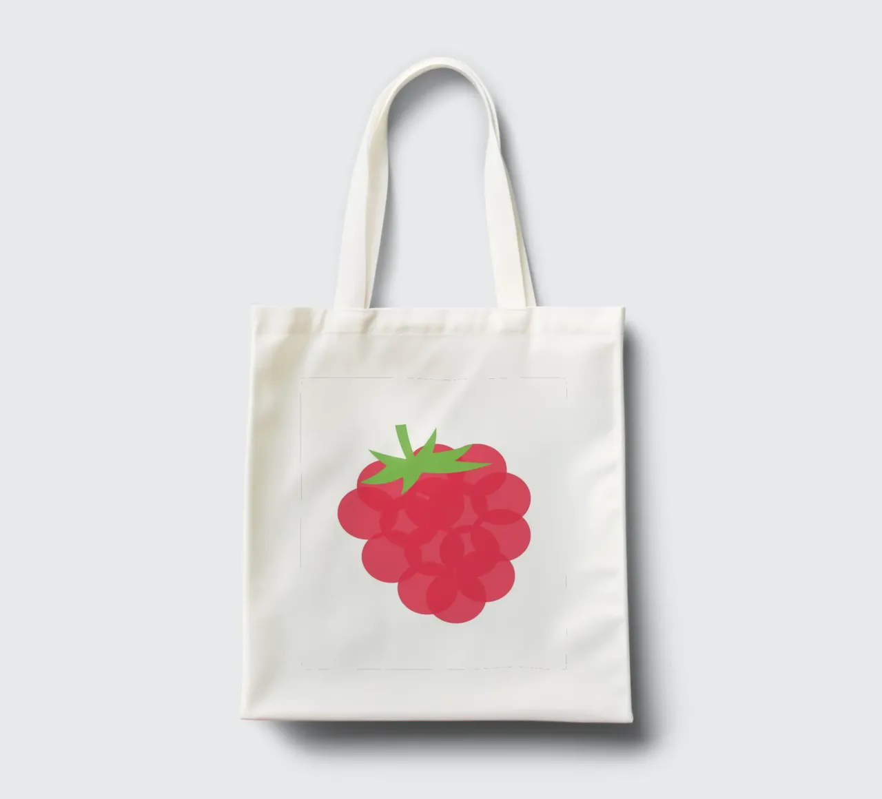 Raspberry overlay borsa in juta da galihstudio