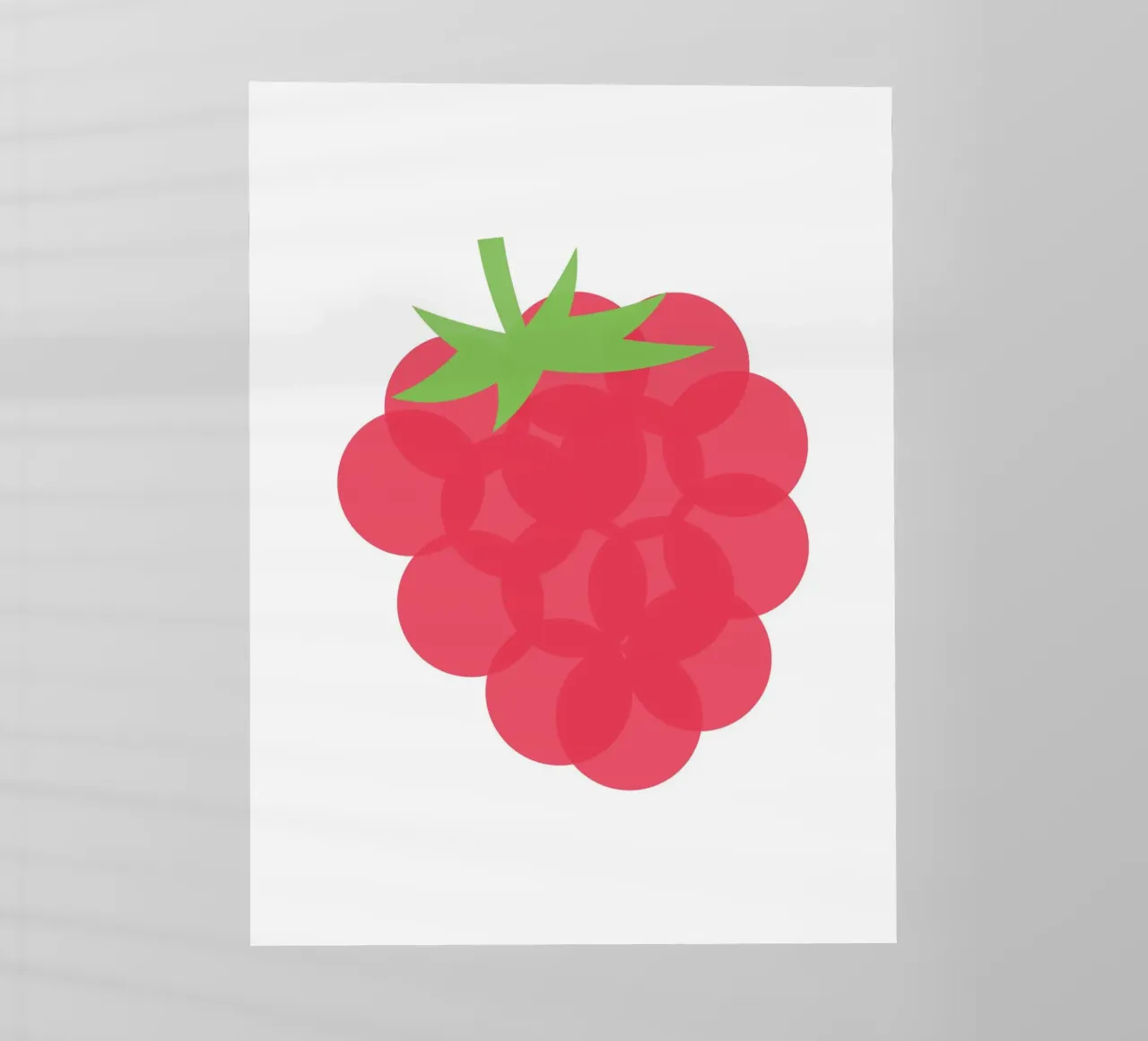 Raspberry overlay pellicola backlit da galihstudio