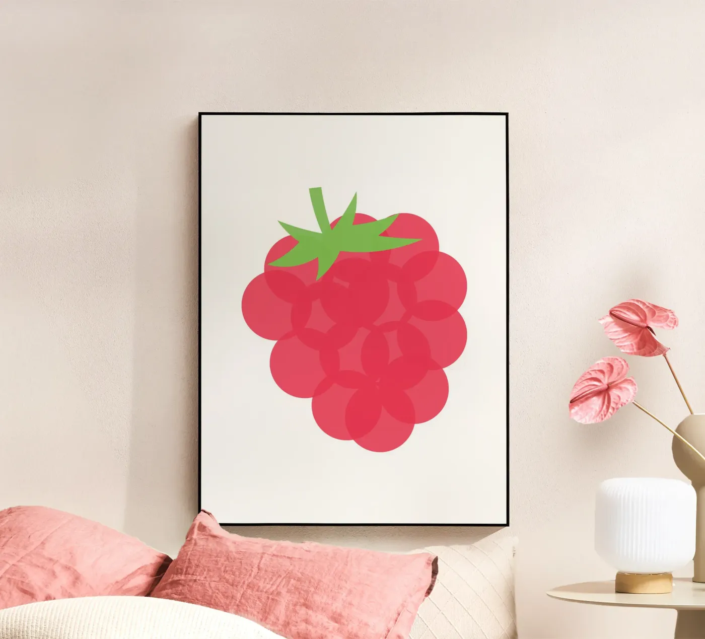 Raspberry overlay Acryl-Glas von galihstudio