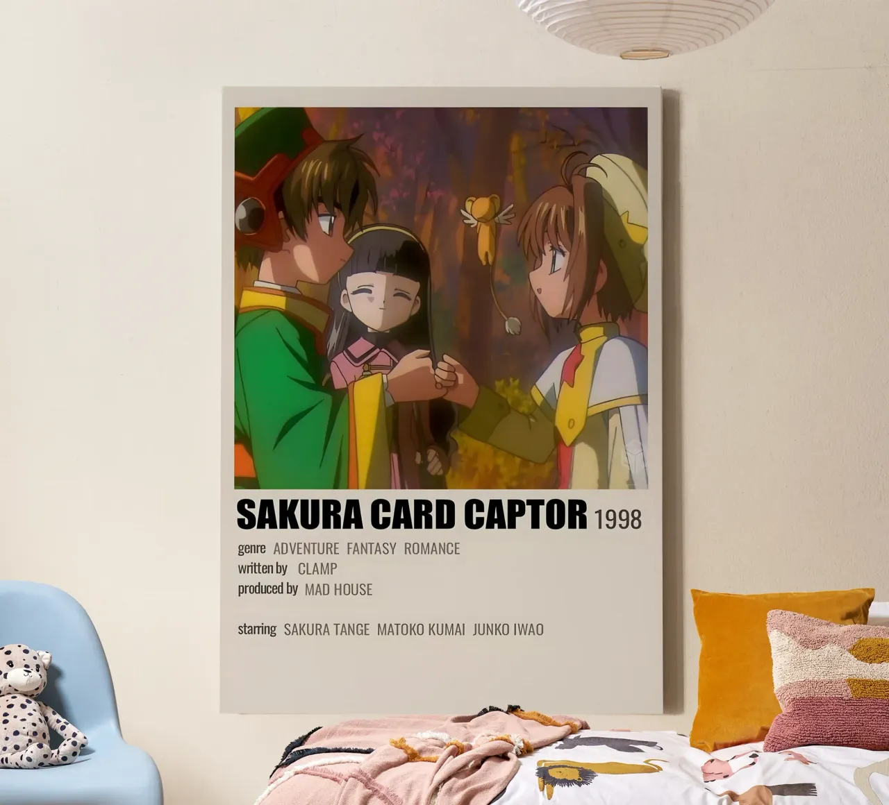 SAKURA CARD CAPTOR 1998 canvas by Totoya