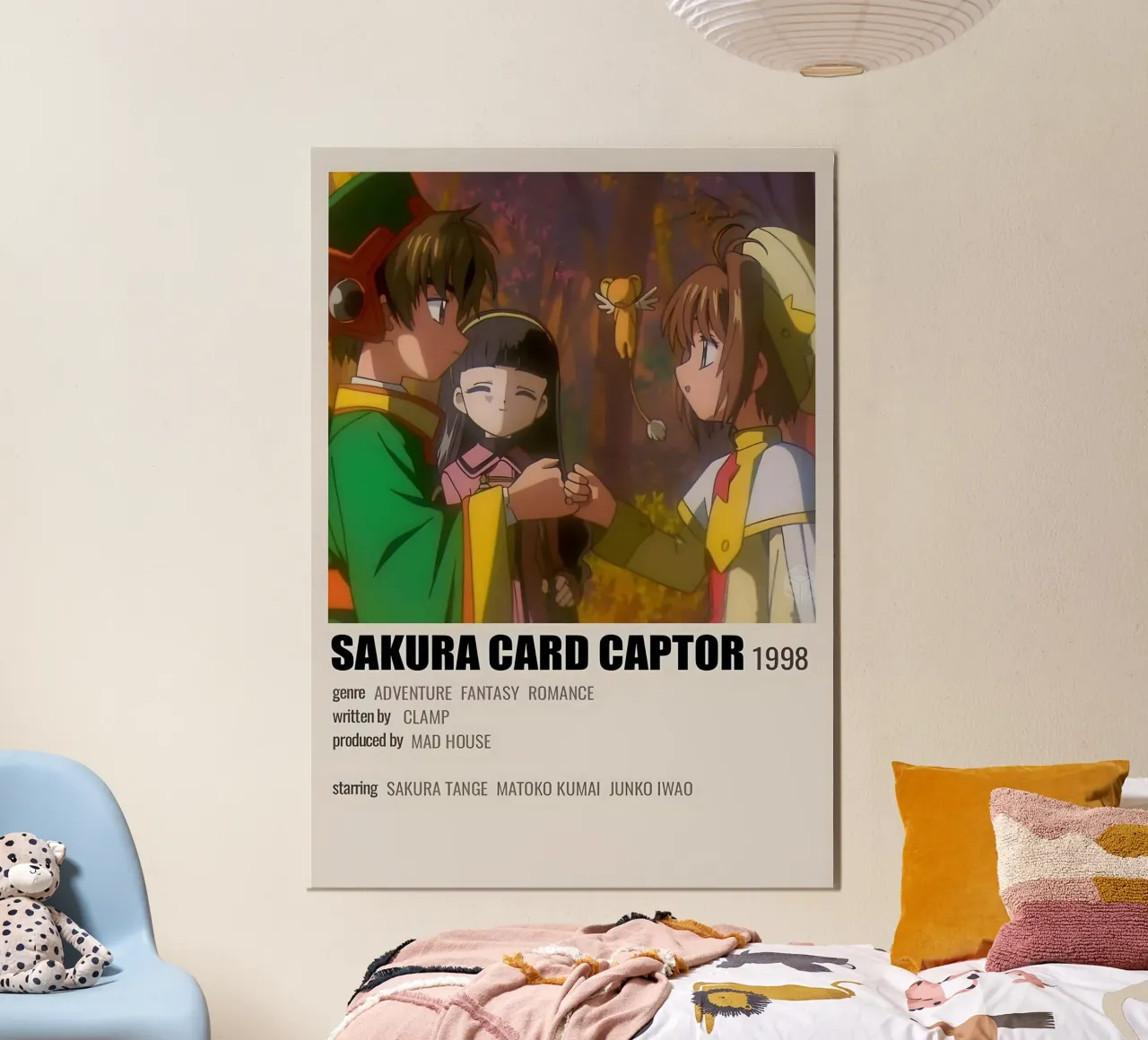 SAKURA CARD CAPTOR 1998 carta hahnemühle da Totoya