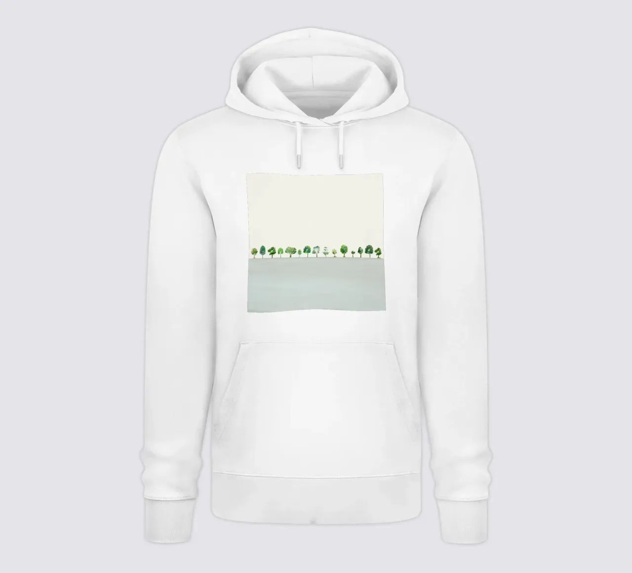 A Row Of Trees felpa con cappuccio da Nadjaa