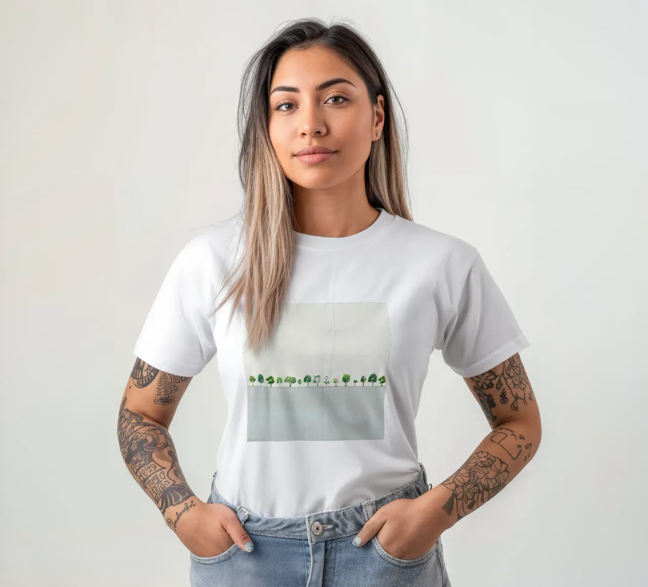 A Row Of Trees t-shirt da Nadjaa