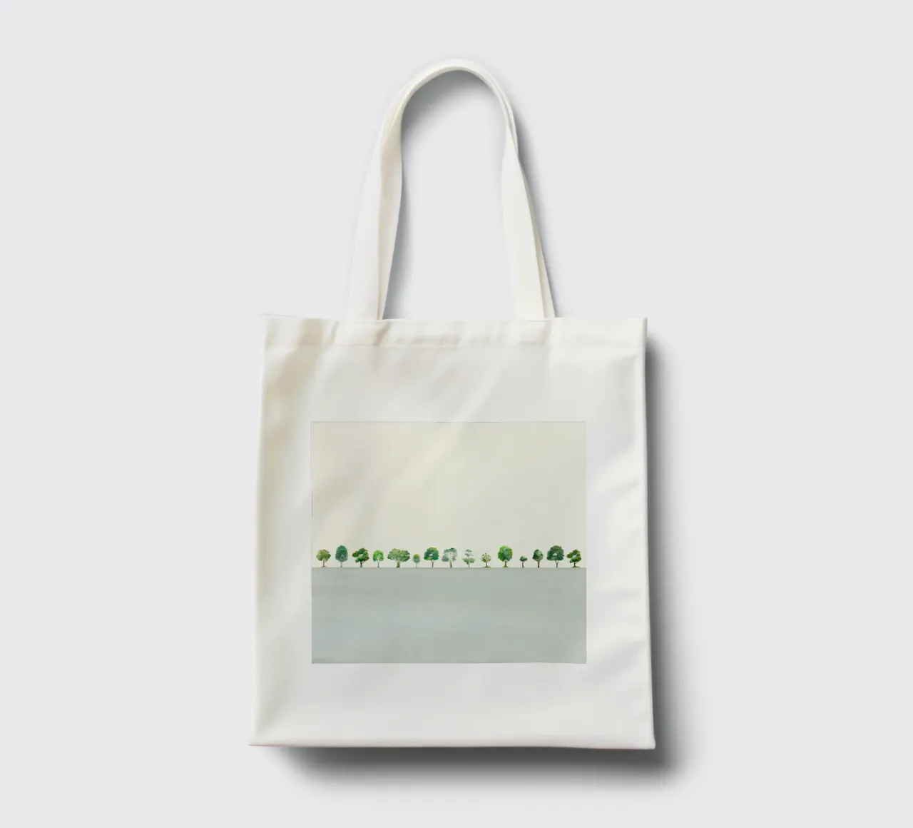 A Row Of Trees borsa in juta da Nadjaa