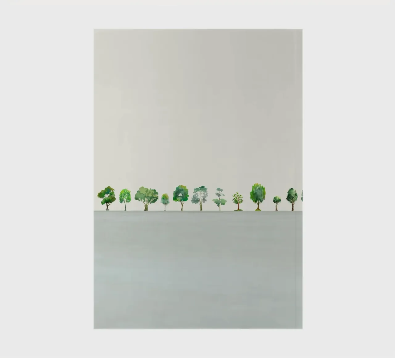 A Row Of Trees notebook by Nadjaa