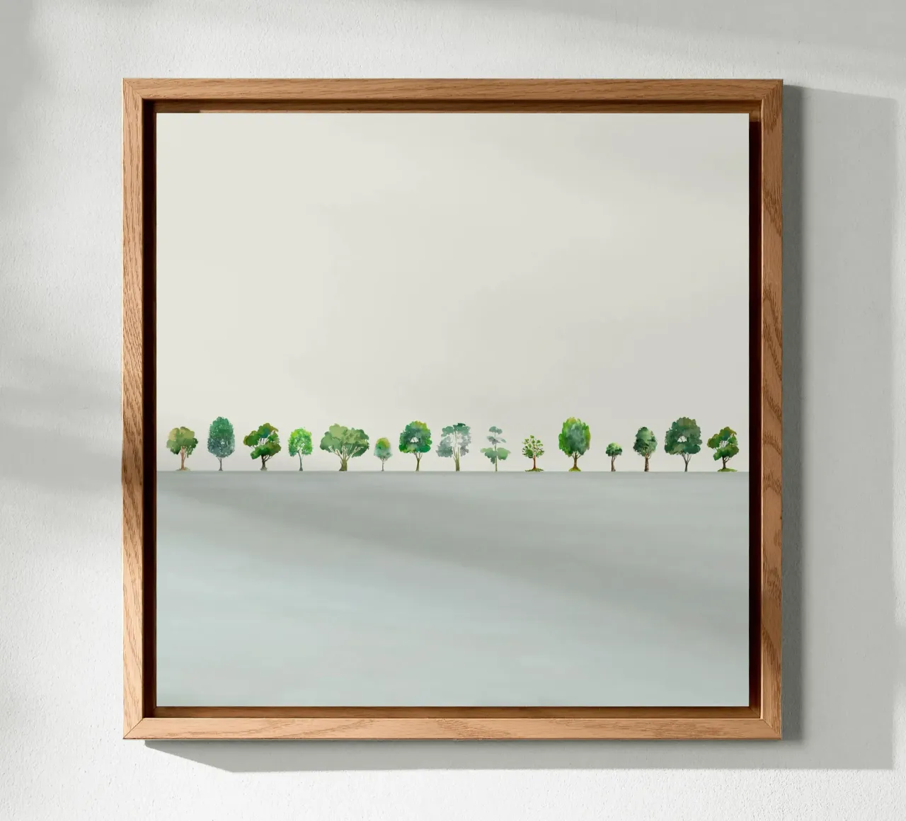 A Row Of Trees alluminio dibond da Nadjaa