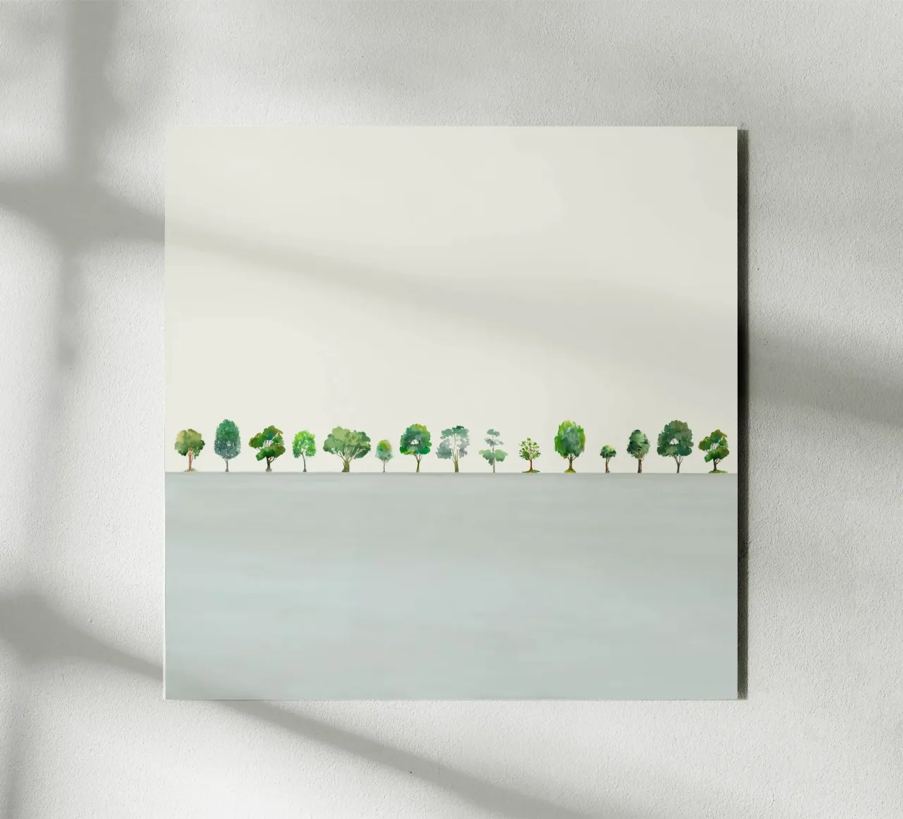 A Row Of Trees alluminio dibond da Nadjaa