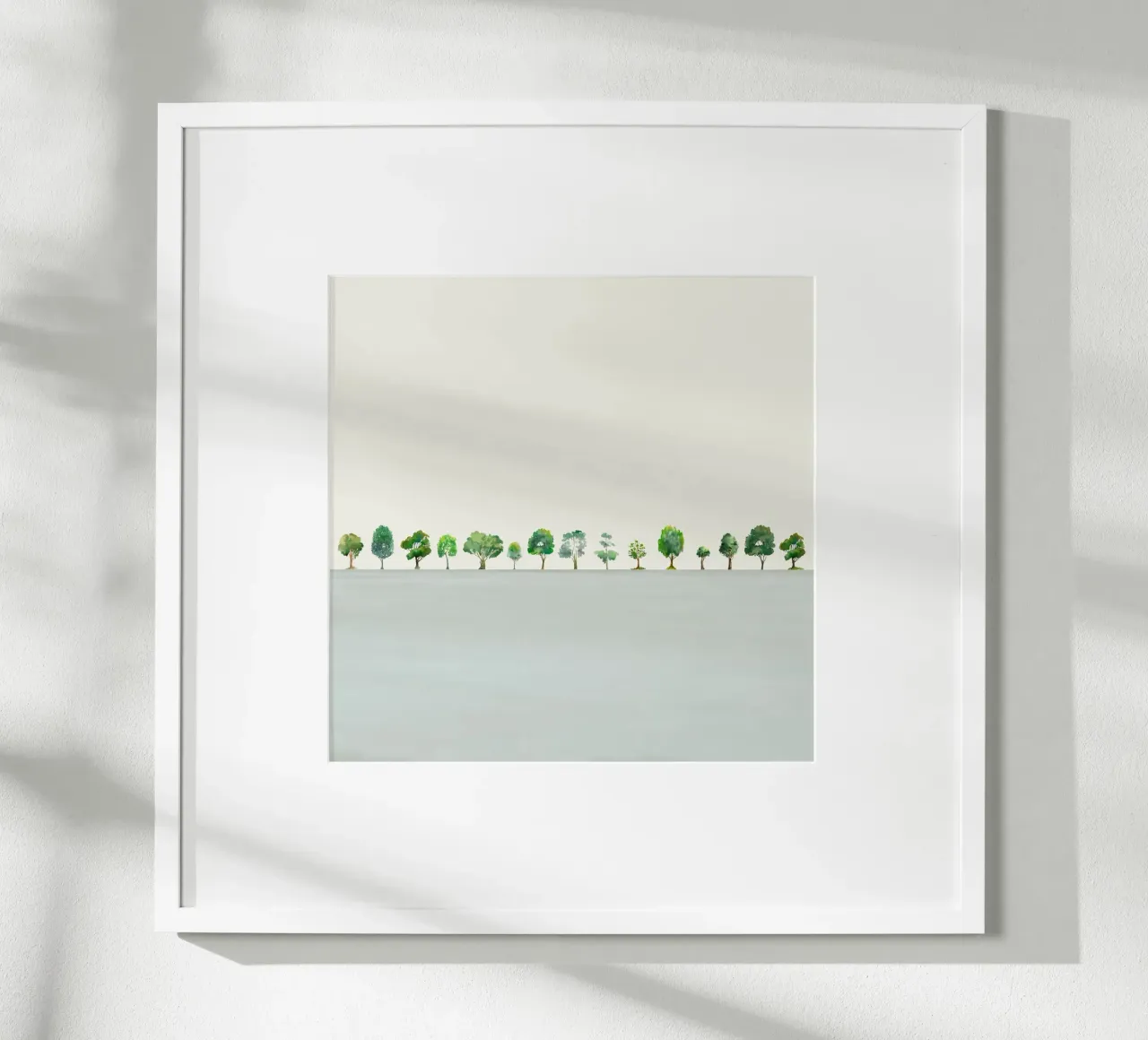 A Row Of Trees carta hahnemühle da Nadjaa