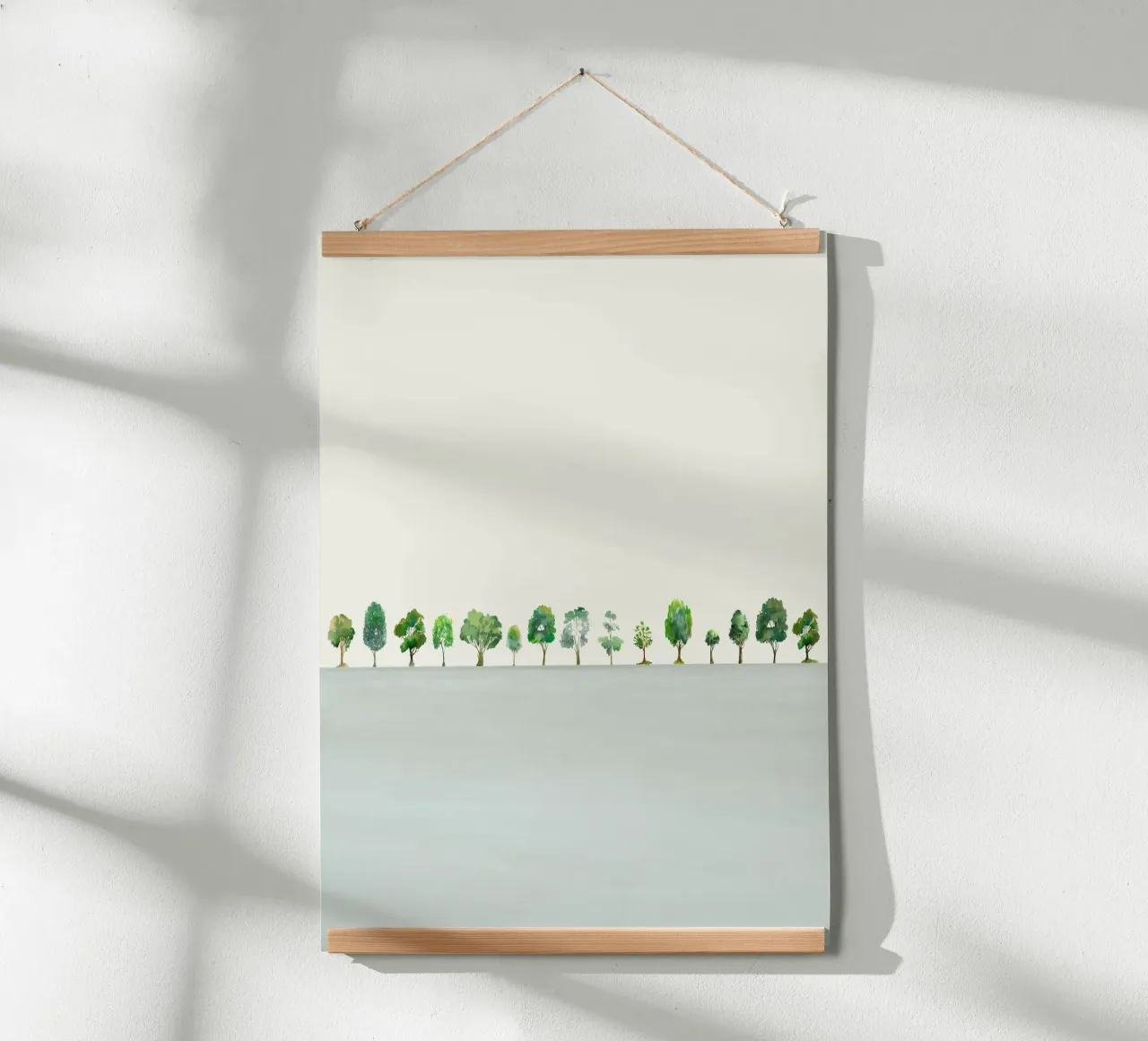 A Row Of Trees carta hahnemühle da Nadjaa